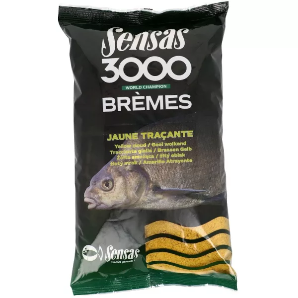Sensas 3000 Bremes Gelbe Wolke Lockfutter 1Kg