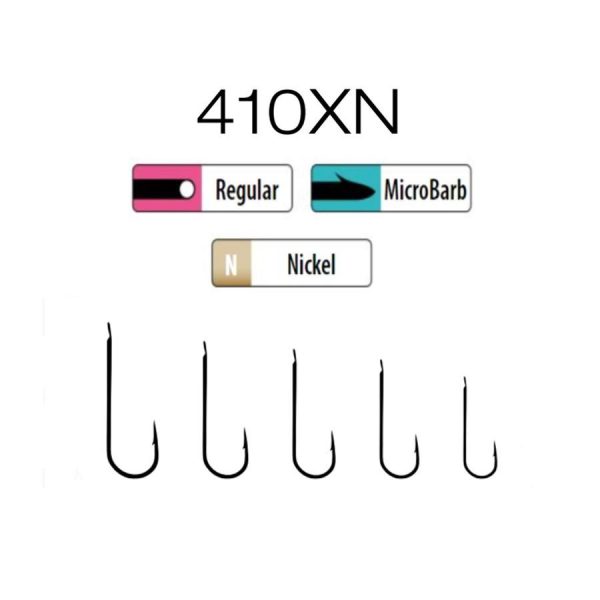 Trabucco XPS 410 18 Plättchen, Widerhakenhaken 25Stk