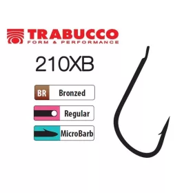 Trabucco XPS 210XB 12 Plättchen, Widerhakenhaken 25Stk