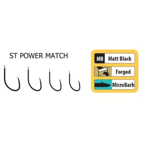   Trabucco St Power Match 10 Schaufel, Widerhaken Haken 15 Stk.