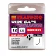 Trabucco Wide Gape Silver 16 Plattenhaken, Widerhakenloser Haken 15 Stk.