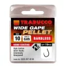 Trabucco Wide Gape Pellet 14 Plättchen, Widerhakenloser Haken 15 Stk.