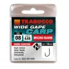 Trabucco Wide Gape Carp 12 Haken mit Platte, mit Widerhaken 15 Stk.