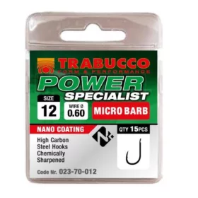   Trabucco Power Specialist 15 Plattenhaken mit Widerhaken 15 Stk.