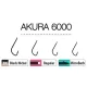 Trabucco Akura 6000 20 Plättchen, Haken mit Widerhaken 15 Stk.
