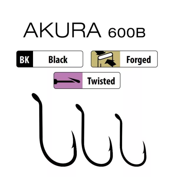 Trabucco Akura Siluro 600B 08/0 Raubfischhaken 5 Stk