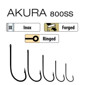 Trabucco Akura 800 SS 2/0 Raubfischhaken 6 Stk