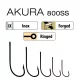Trabucco Akura 800 SS 2/0 Raubfischhaken 6 Stk