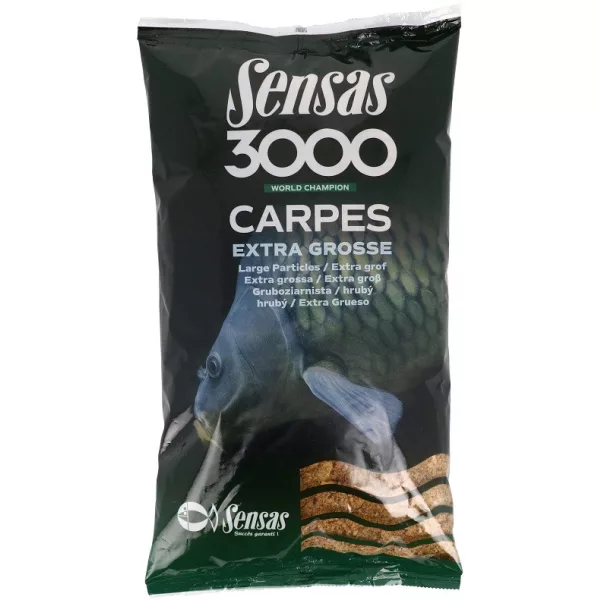 Sensas 3000 Carp Large Particles Futter 1kg