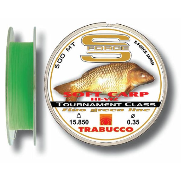Trabucco S-Force Soft Carp HV 500m 0,28mm Monofile Hauptschnur