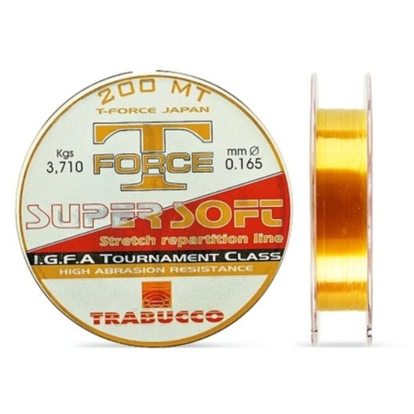 Trabucco T-Force Super Soft 200m 0,185mm Monofil Hauptschnur