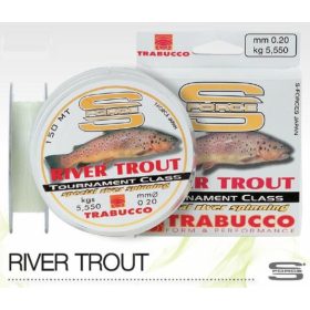   Trabucco S-Force Spin-River Trout 150m 0,25mm Monofile Hauptschnur