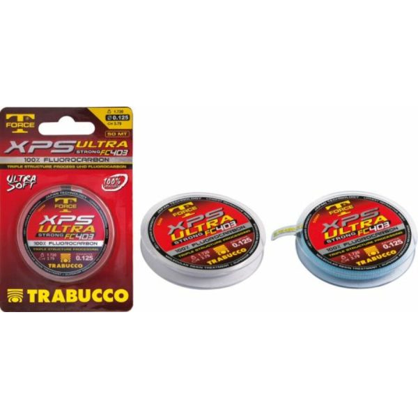 Trabucco T- Force Ultra FC403 50m 0,104mm Flurocarbon Vorfach