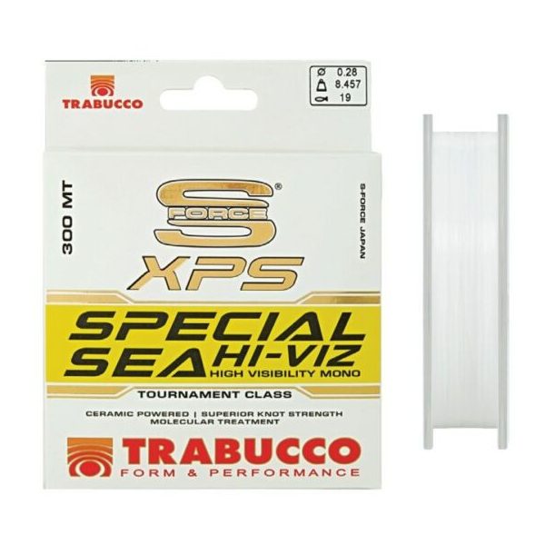 Trabucco S-Force XPS Special Sea Hi-Viz 600m 0,25mm Monofile Hauptschnur