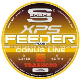   Trabucco S-Force Feeder Plus Conus 200m 0,25-0,185mm Monofile Hauptschnur