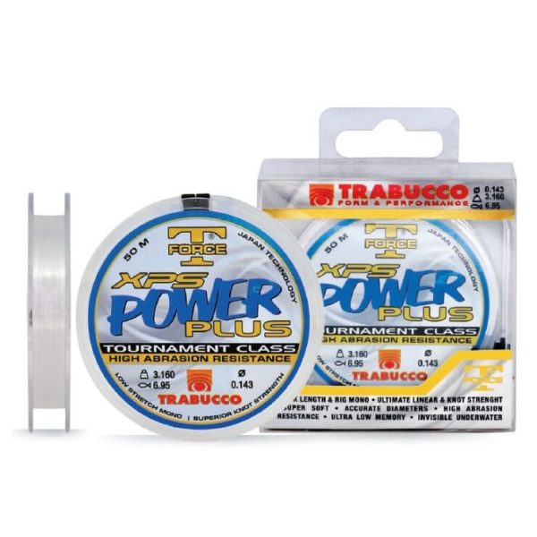 Trabucco T-Force XPS Power Plus 50m 0,16mm Monofil Vorfachschnur