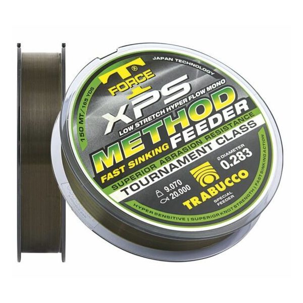 Trabucco T-Force XPS Method Feeder 150m 0,18mm Monofile Hauptschnur