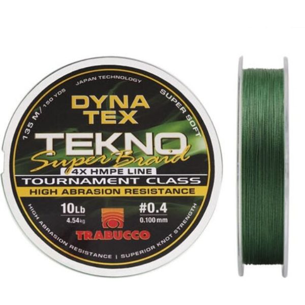 Trabucco Dyna-Tex Tekno Super Braid 275m 0,37mm Geflochtene Hauptschnur