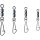 Trabucco Rolling HS2 Hooked Snap 20 Doppelwirbel mit Karabiner 6 Stück