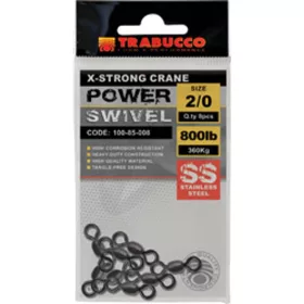   Trabucco SS X-Strong Crane Power Swivel 07 Edelstahlwirbel 10 Stk.