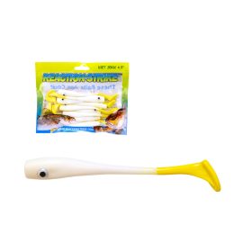   Arno Sphere Minnow White-Yellow 11cm Plastikk&ouml;der 10 Stk.