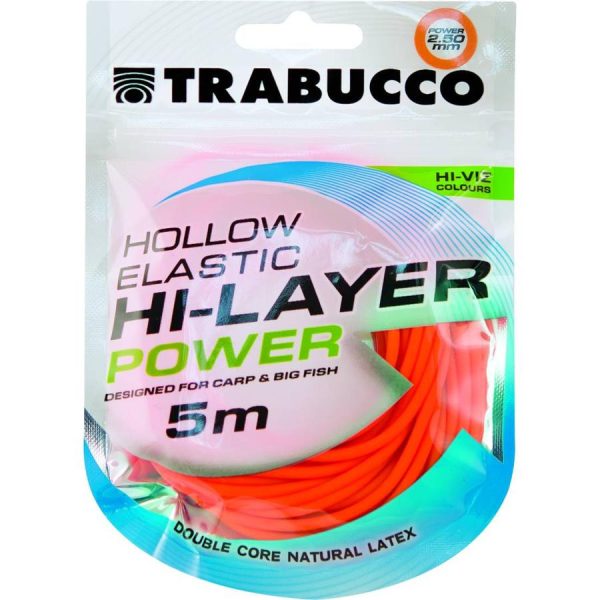 Trabucco Hi-Layer Hollow Elastic Power Rakós Csőgumi 2,5mm 5m