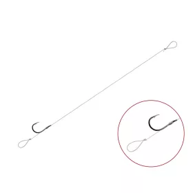 Feeder gebundener Haken Delphin FLR Loop / 6 Stück 8cm #8