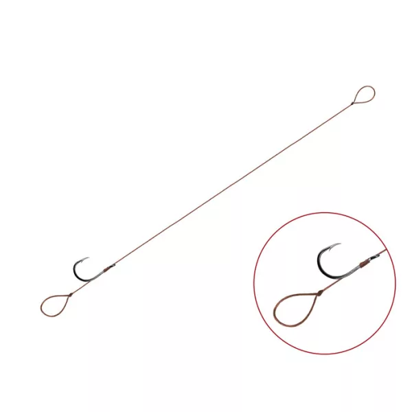 Feeder gebundener Haken Delphin Proxi 8 Loop / 6 Stück 12cm #6