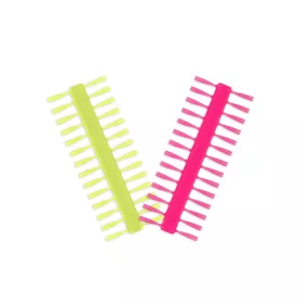 Delphin Q-Stop Stopper Gelb-Rosa 7mm