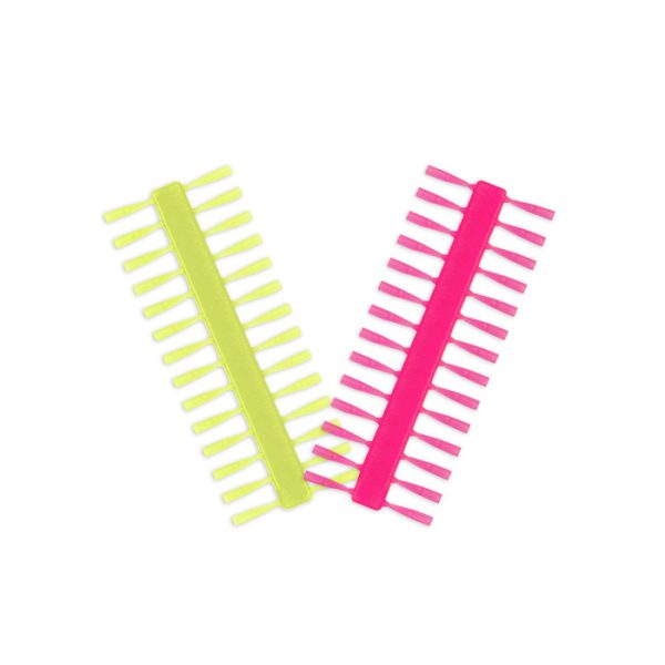 Delphin Q-Stop Stopper Gelb-Rosa 7mm