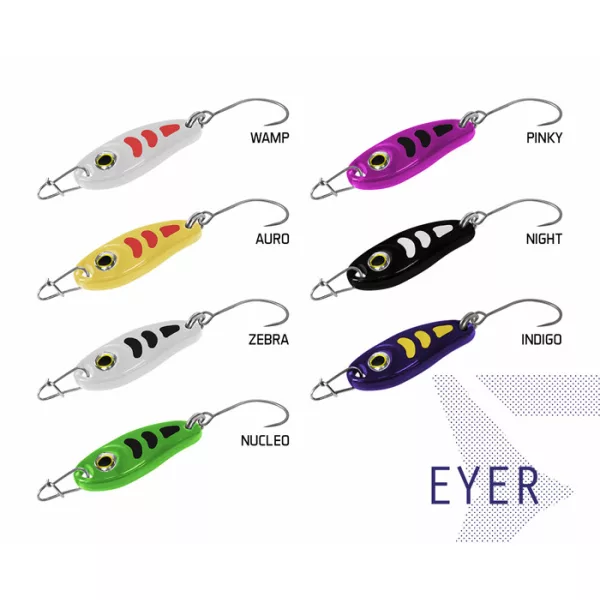 Delphin Eyer INDIGO #8 - 1,5gr - Blinker - Hakengröße #8
