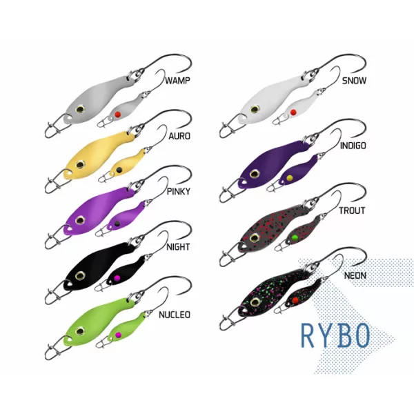 Delphin Rybo AURO #8 - 0,5gr - Blinker - Hakengröße #8