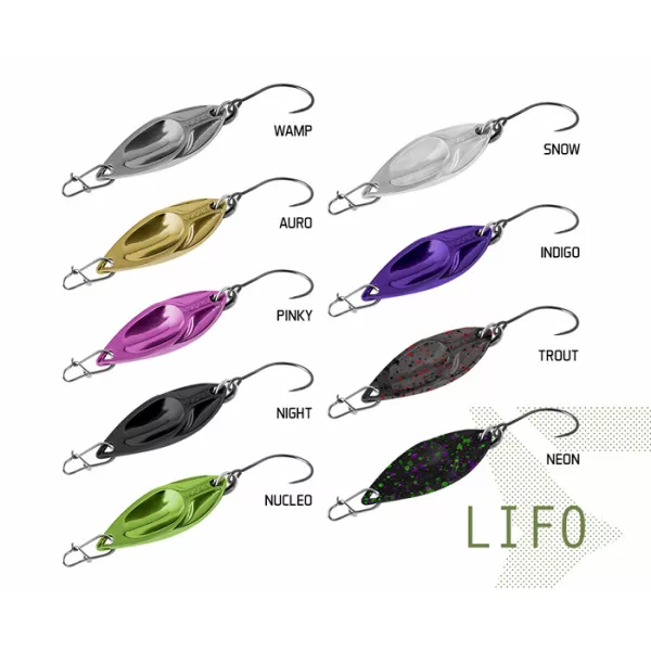 Delphin Lifo NEON #8 - 2,5gr - Blinker - Hakengröße #8