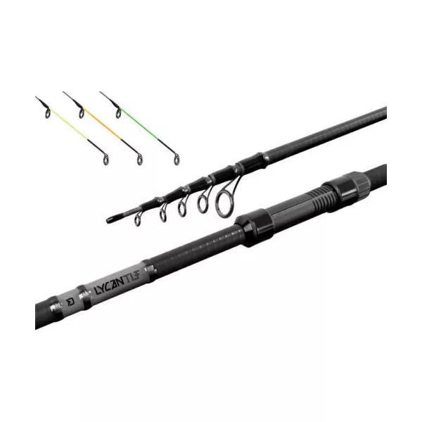 Delphin LYCAN Telefeeder Rute +3 Spitzen 
390cm/100g