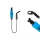 Delphin ROTA Chain Bissanzeiger Swinger Blau