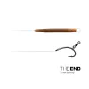 Delphin THE END D-Rig gebundener Haken / 2 Stk. Vorgebundener Haken 20cm/0,35mm/#4