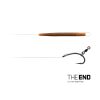 Delphin THE END D-Rig gebundener Haken / 2 Stk. Vorgebundener Haken 20cm/0,35mm/#6