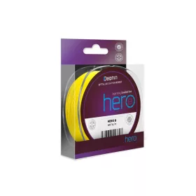 Delphin HERO 8 0,18mm Geflochten Fluo gelb