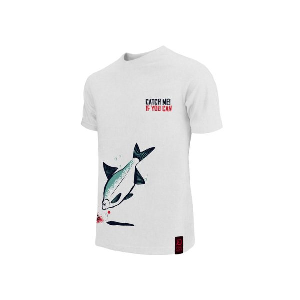 Delphin - Catch me! Brachsen Weiß - T-Shirt - M
