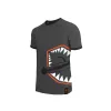 Delphin - ATAK! Schwarz Gemustert - T-Shirt - S