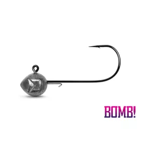 Delphin Bomb! 8/0 15gr Jigkopf mit Halterung 5Stk