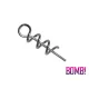Delphin BOMB! Twisto ScrewLOCK / 10 Stk. JIG-Kopf Spirale S