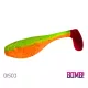 Delphin BOMB! Gummifisch Fatty - Disco 5 Stk. Gummiköder 12cm
