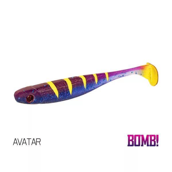 Delphin BOMB! Gummifisch Rippa - Avatar 5 Stück Gummiköder 10cm