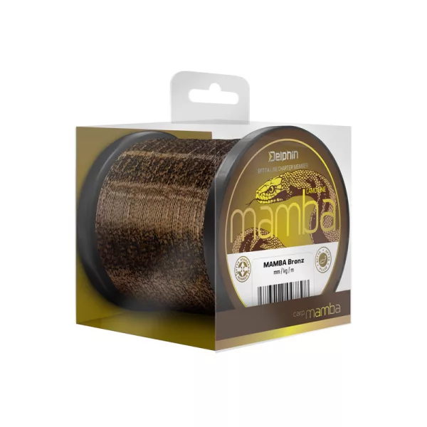 Delphin MAMBA Carp / Bronze Monofile Schnur 0,26mm 1200m