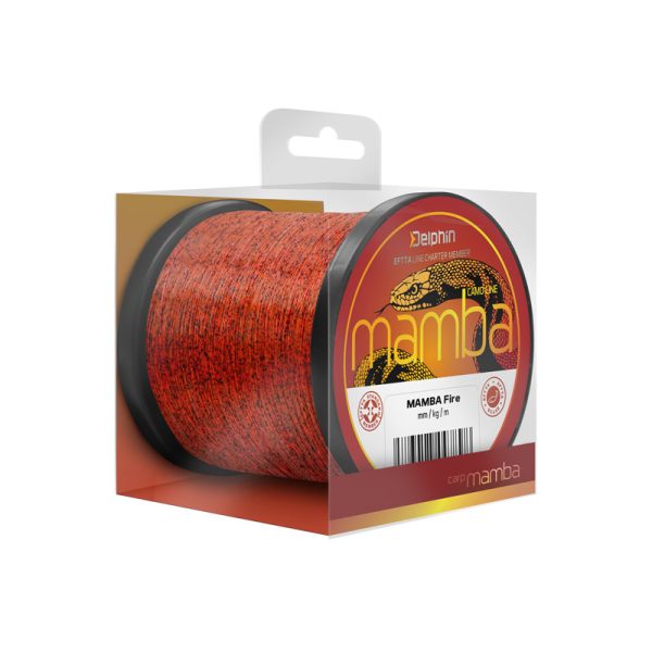 Delphin MAMBA Carp / Fire Monofil Angelschnur 0,32mm 600m
