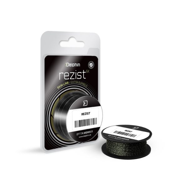 Delphin Rezist Skin Line Grass Camou 25lbs 5m Geflochtenes Vorfach
