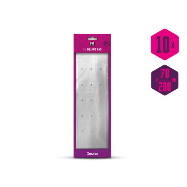 Delphin PVA n tastic PVA-Beutel mit Löchern und Befestigungsband / 10 Stück 200x70mm