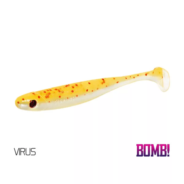 Delphin DuoPACK BOX BOMB! Rippa / 12x 5 Stk. 5cm/VIRUS Gummifisch