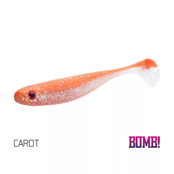 Delphin DuoPACK BOX BOMB! Rippa / 12x 5 Stk. 5cm/CAROT Gummifisch